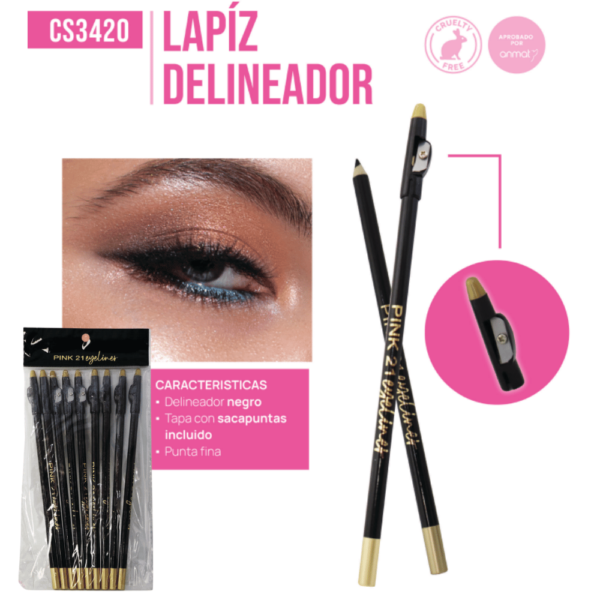 LAPIZ DELINEADOR DE OJOS PINK 21 CS3420 56357