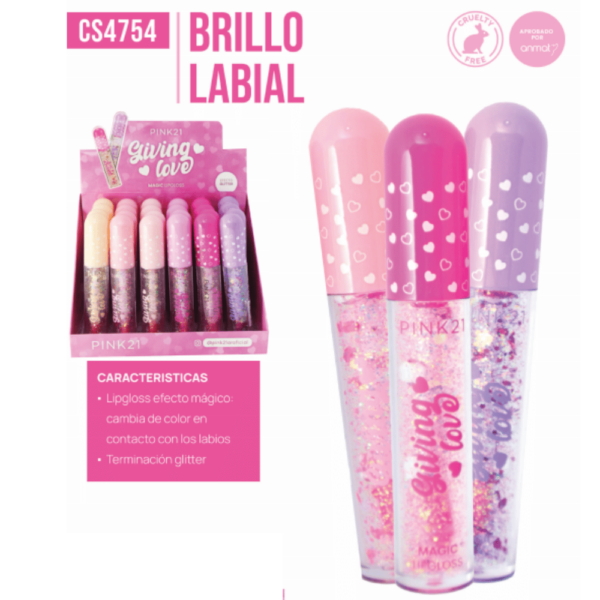 BRILLO LABIAL PINK 21 CS4754/66967