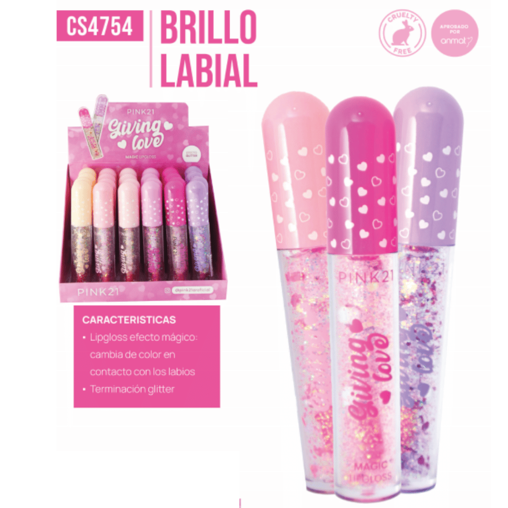 BRILLO LABIAL PINK 21 CS4754/66967 - Uni Cosméticos