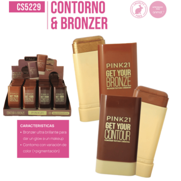 CONTORN & BRONZER PINK 21 CS5229/68985