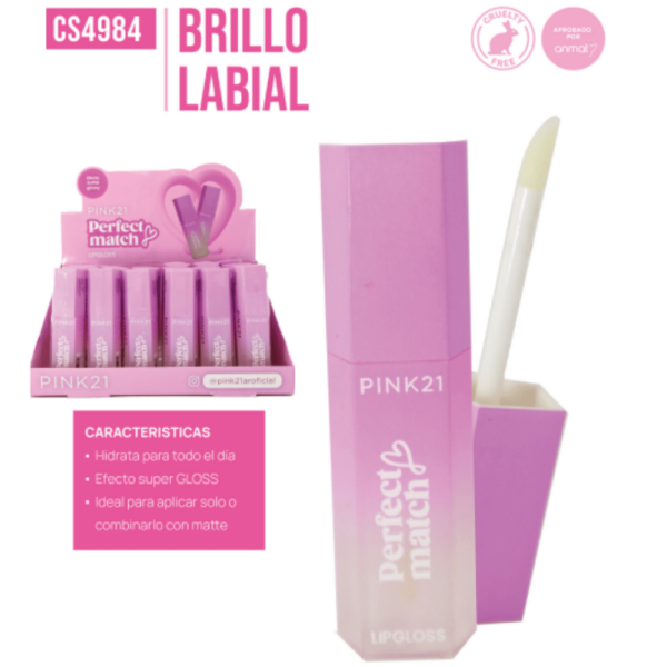 GLOSS BRILLO LABIAL PINK 21 CS4984/66721