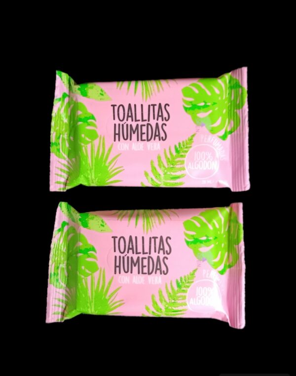 TOALLITAS HUMEDAS CON ALOE VERA TYL1709