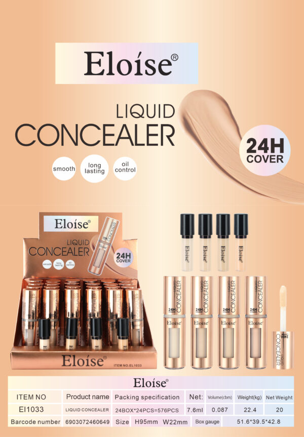 CONCEALER ELOISE APROBADO 24H COVER 7.6ML EL1033 60649