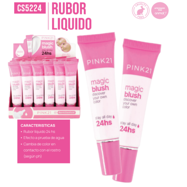 RUBOR LIQUIDO PINK 21 CS5224/68893