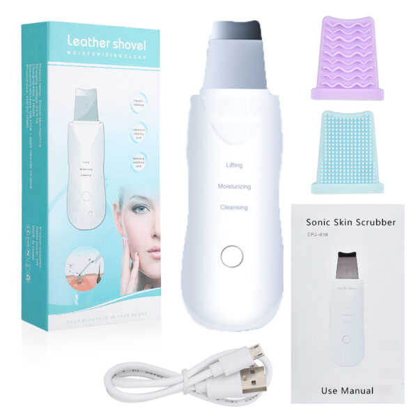 Espátula Facial Ultrasónica Peeling Skin Scrubber Recargable 18065 - Imagen 7