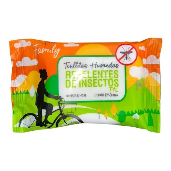 TOALLA HEMEDA REPELENTES INSECTOS TYL1762 67763