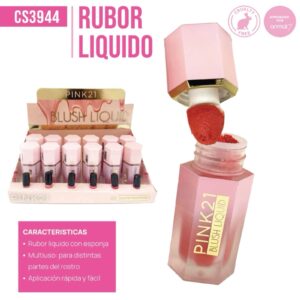 RUBOR LIQUIDO PINK21 CS3944/59563
