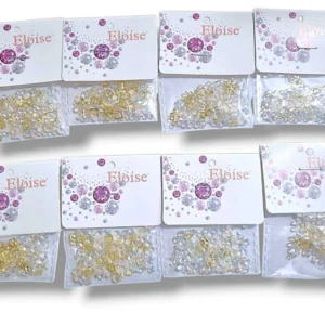 Strass para las unas con diamantitos y perlas (016863) ELOISE