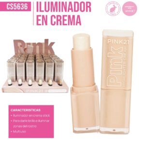 ILUMINADOR EN CREMA PINK21 CS5636 86255