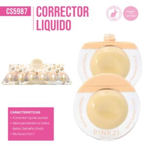 CORRECTOR LIQUIDO PINK21 CS5987 85487