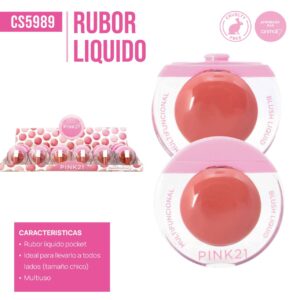 RUBOR LIQUIDO PINK21 CS5989 85500