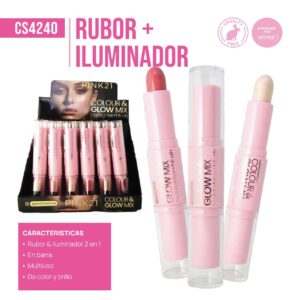 RUBOR + ILUMINADOR PINK21 CS4240