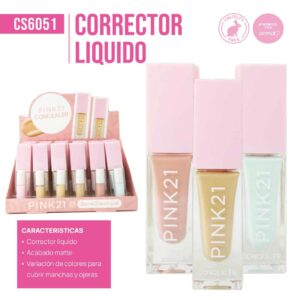 CORRECTOR LIQUIDO PINK21 CS6051 87542