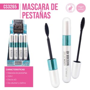 MASCARA DE PESTAÑAS 4D PINK21 CS3265 55145