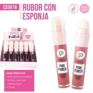 RUBOR CON ESPONJA PINK21 CS5616/86156