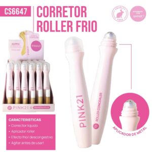 CORRECTOR ROLLER FRIO PINK21 CS6647