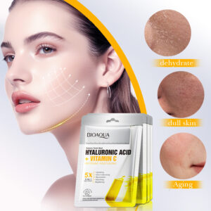 MASCARILLA FACIAL ÁCIDO HIALURÓNICO Y VITAMINA C HIDRATANTE E ILUMINADORA 25G 42323