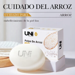 JABON DE ARROZ PARA ROSTRO Y CUERPO LIMPIEZA PROFUNDA 100G REGISTRADO ANMAT 79774