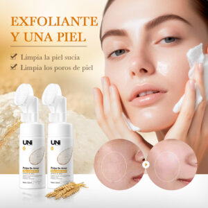 MOUSSE LIMPIADOR FACIAL DE ARROZ CON CEPILLO LIMPIEZA PROFUNDA 120ML REGISTRADO ANMAT 27611