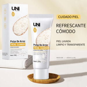 LIMPIADOR FACIAL DE ARROZ LIMPIEZA PROFUNDA SUAVE E ILUMINADOR 100G REGISTRADO ANMAT 27505