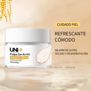 CREMA FACIAL DE ARROZ HIDRATANTE Y HUMECTANTE SUAVIZANTE 50G REGISTRADO ANMAT 25457