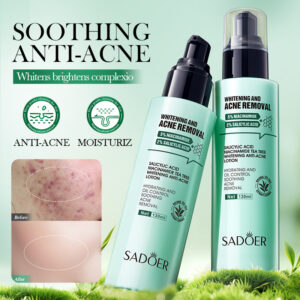 LOTION ACLARANTE ANTIACNÉ CON ÁCIDO SALICÍLICO NIACINAMIDA Y ÁRBOL DE TÉ 130 ML 84095
