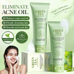 LIMPIADOR FACIAL TÉ VERDE ÁCIDO SALICÍLICO CONTROL GRASA ANTIACNÉ 100G 747984
