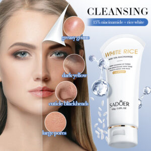 LIMPIADOR FACIAL ILUMINADOR CON NIACINAMIDA Y ARROZ 100G 814741
