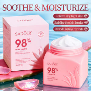CREMA FACIAL HIDRATANTE CALMANTE CON ALOE VERA ROSA 50G 786952