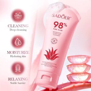 LIMPIADOR FACIAL CALMANTE CON ALOE VERA ROSA 100G 787386