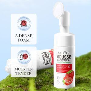 MOUSSE LIMPIADORA FACIAL CON FRUTILLA Y AMINOACIDOS 120ML 705298