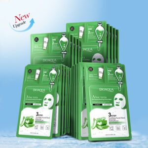 MASCARILLA FACIAL 3 PASOS CON ALOE VERA 0.8ML+0.8G+25G 718236