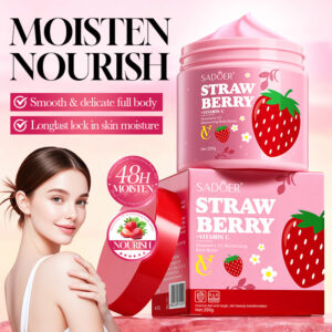 MANTECA CORPORAL HIDRATANTE CON VITAMINA C Y FRUTILLA 200G 715501