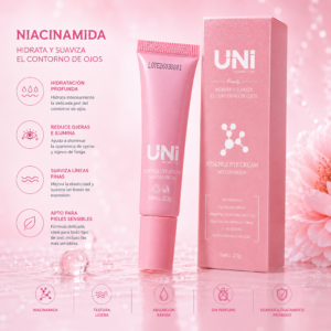 CONTORNO DE OJOS NIACINAMIDA HIDRATANTE SUAVIZANTE 20G REGISTRADO ANMAT 02659