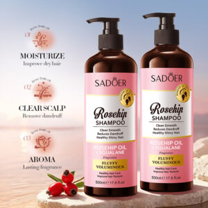 SHAMPOO ANTICASPA Y VOLUMINIZADOR CON ACEITE DE ROSA MOSQUETA 500 ML 750823