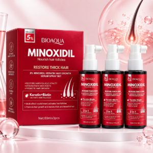 SET X3 SPRAY CAPILAR CON MINOXIDIL 5% Y QUERATINA 60 ML X 3 708002