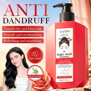 SHAMPOO CON ACIDO KOJICO BIOTINA Y ROMERO ANTICASPA SUAVIZANTE 500 ML 41146
