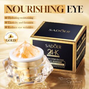 CREMA PARA CONTORNO DE OJOS CON ORO 24K Y COLAGENO 15 G 00839