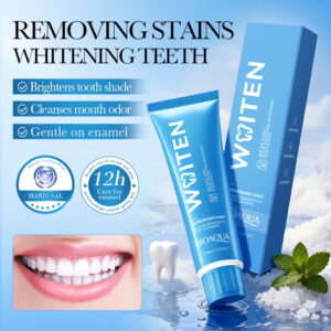PASTA DENTAL CON SAL MARINA Y MENTA ANTIMANCHAS Y BLANQUEADOR DENTAL 100 G 13812