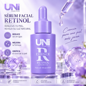 UNI SERUM FACIAL HIDRATANTE Y REAFIRMANTE CON RETINOL 30ML 07401