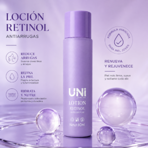 UNI EMULSION FACIAL ANTIARRUGAS Y REAFIRMANTE CON RETINOL 80ML 07388