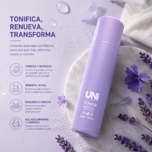 UNI TONICO FACIAL ANTIARRUGAS Y REAFIRMANTE CON RETINOL 120ML 06626