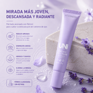 UNI CONTORNO DE OJOS NUTRITIVO Y REAFIRMANTE CON RETINOL 20G 07425