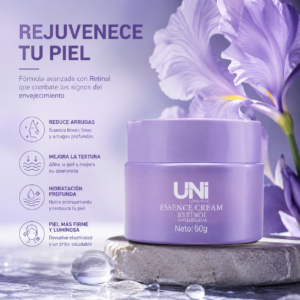 UNI CREMA FACIAL ANTIARRUGAS Y REAFIRMANTE CON RETINOL 60G 07418